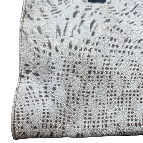 Michael Kors Hamilton North South Tote Vanilla + Matching Wallet - Picture 4 of 17